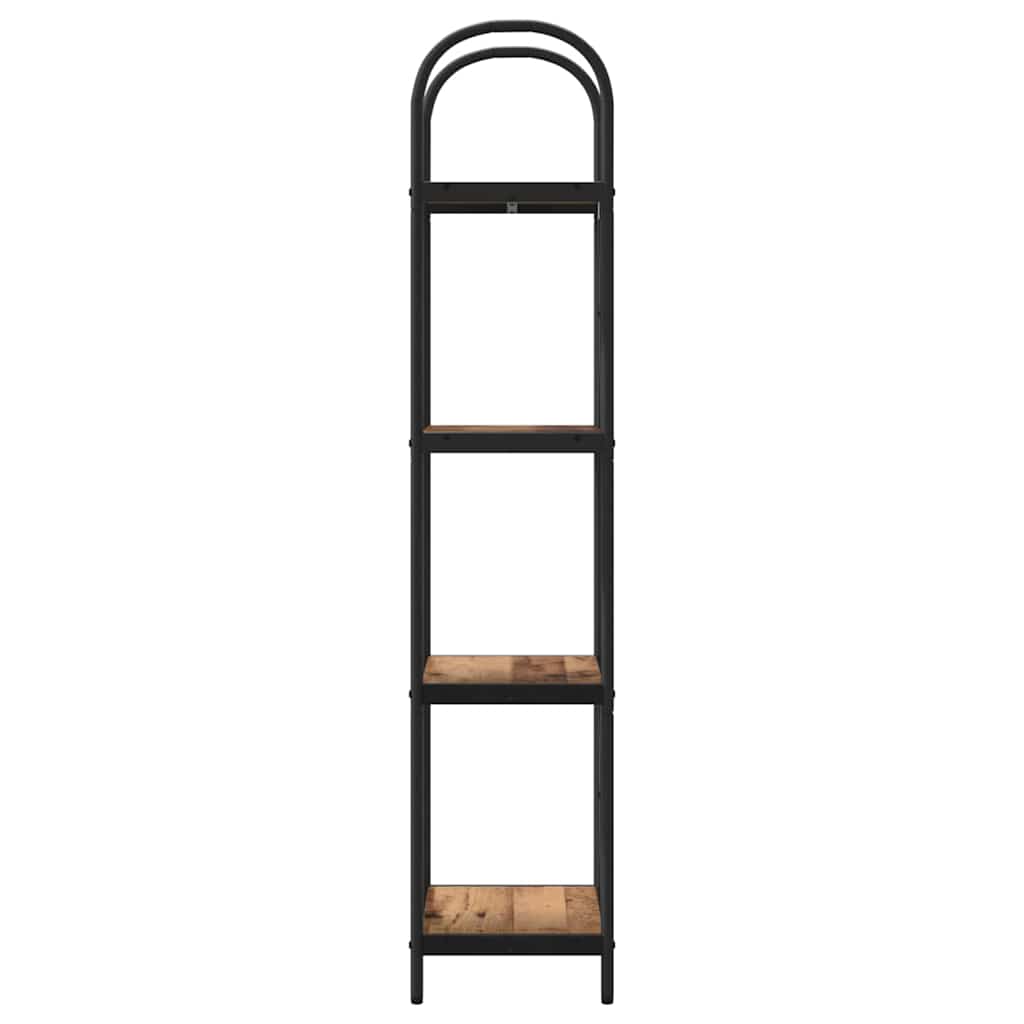 Raft pentru cărți Lemn vechi 40 x 30 x 146 cm Lemn compozit GartenMobel Dekor