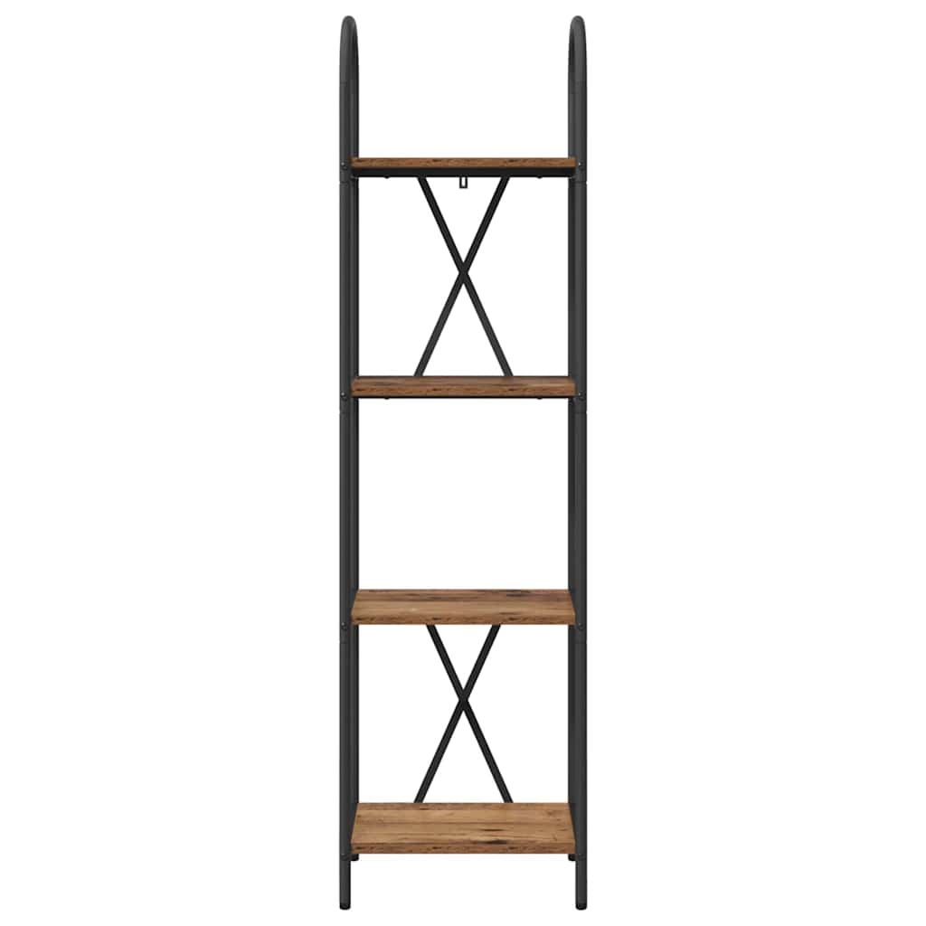 Raft pentru cărți Lemn vechi 40 x 30 x 146 cm Lemn compozit GartenMobel Dekor