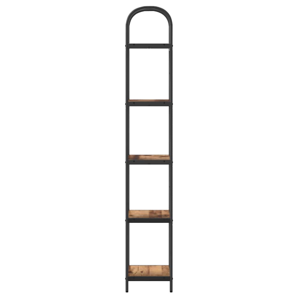 Raft pentru cărți Lemn vechi 40 x 30 x 183 cm Lemn compozit GartenMobel Dekor