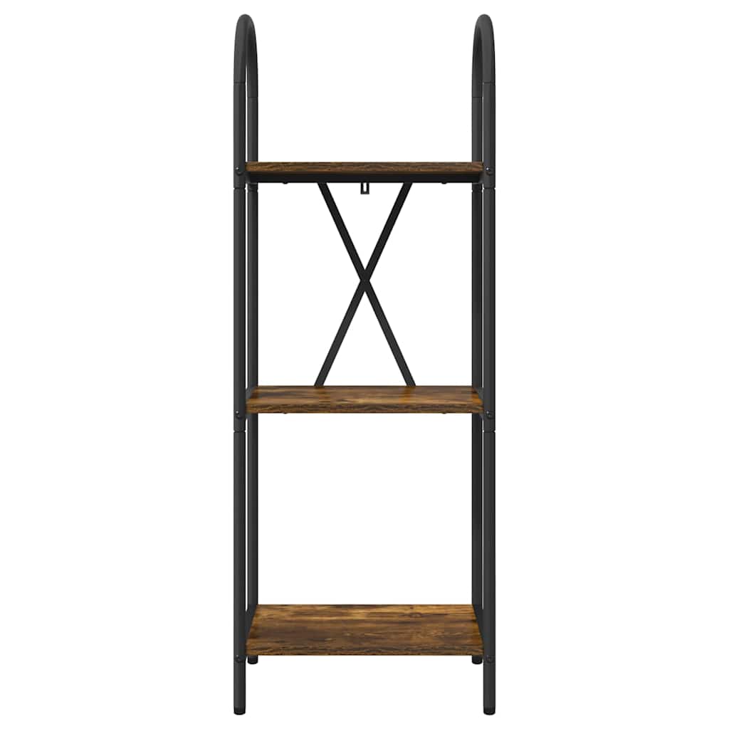 Raft pentru cărți Stejar afumat 40 x 30 x 109 cm Lemn compozit GartenMobel Dekor
