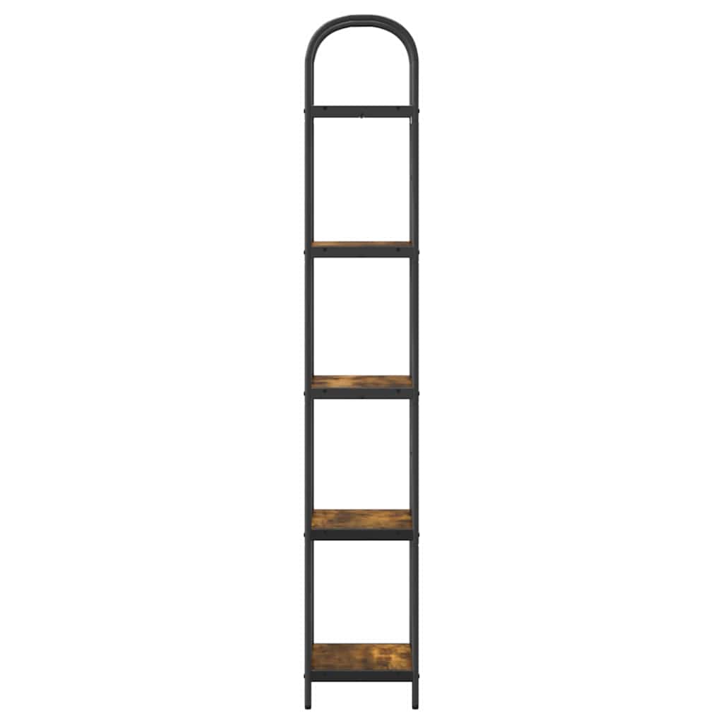 Raft pentru cărți Stejar afumat 40 x 30 x 183 cm Lemn compozit GartenMobel Dekor