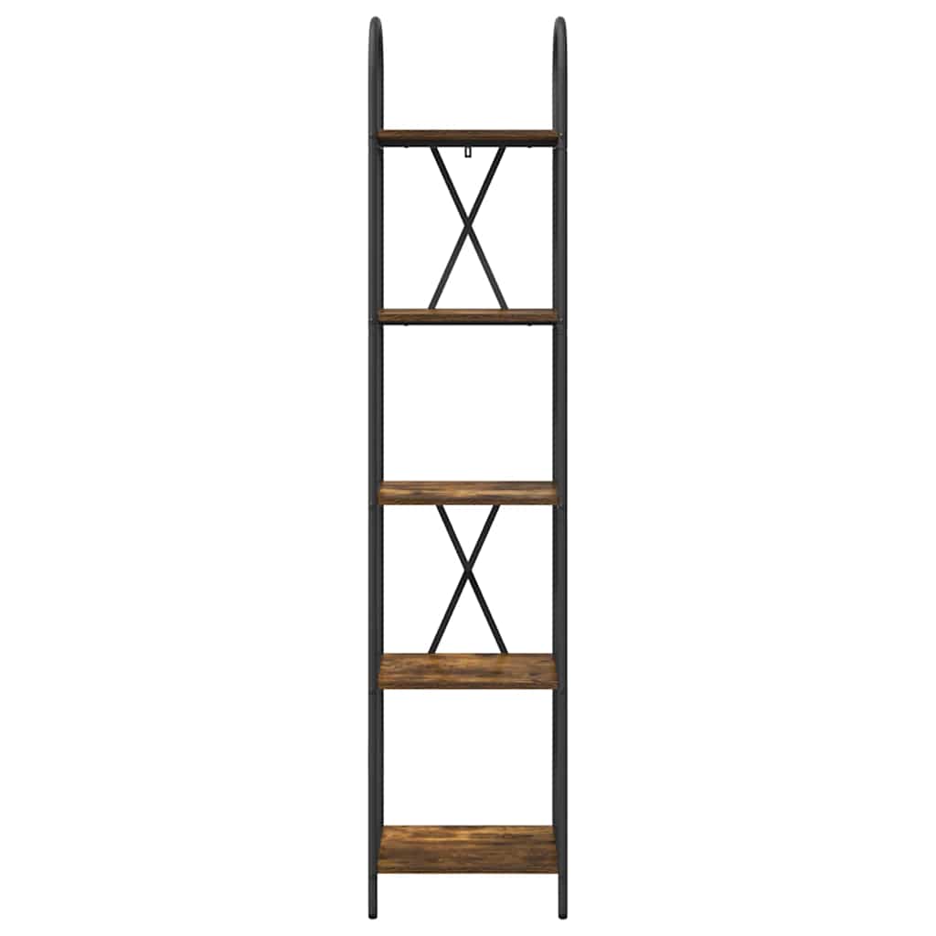 Raft pentru cărți Stejar afumat 40 x 30 x 183 cm Lemn compozit GartenMobel Dekor