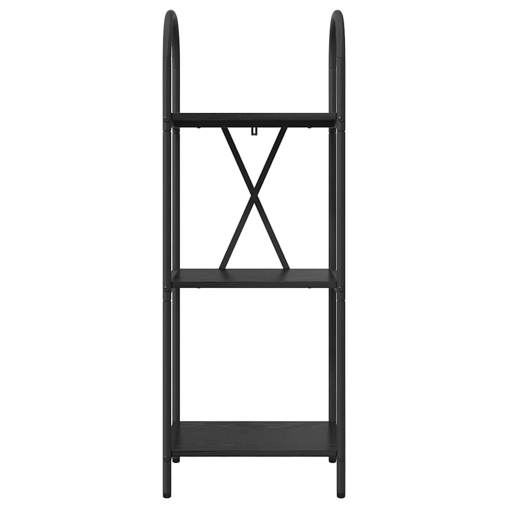 Raft pentru cărți Stejar negru 40 x 30 x 109 cm Lemn compozit GartenMobel Dekor