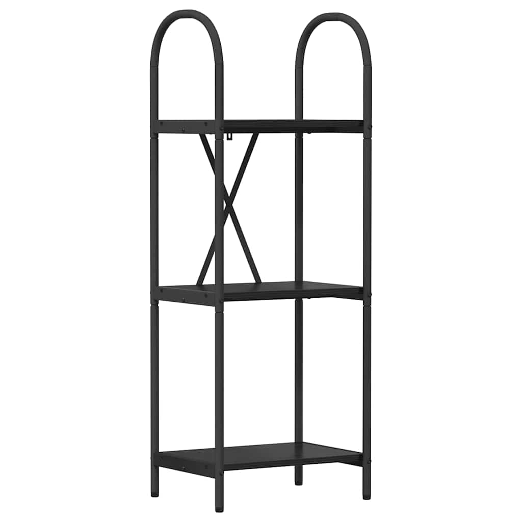 Raft pentru cărți Stejar negru 40 x 30 x 109 cm Lemn compozit GartenMobel Dekor