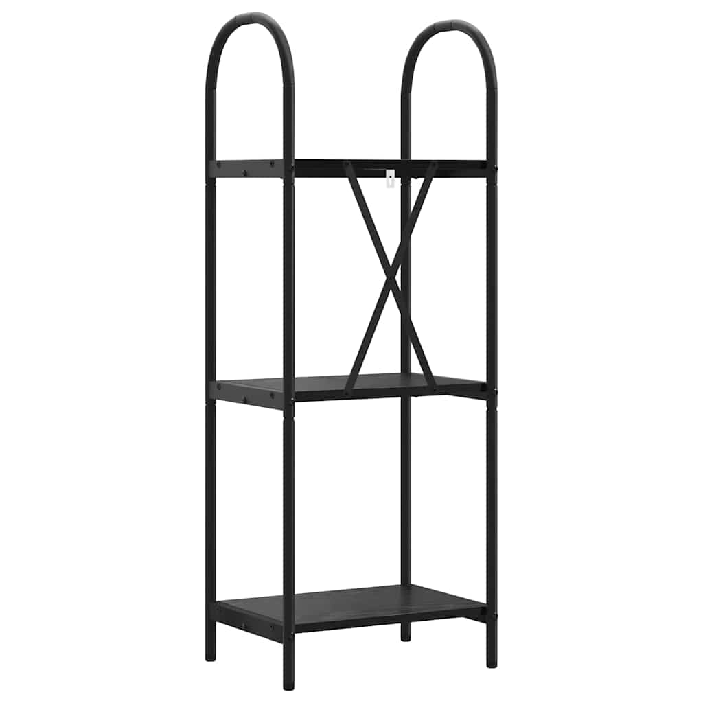 Raft pentru cărți Stejar negru 40 x 30 x 109 cm Lemn compozit GartenMobel Dekor