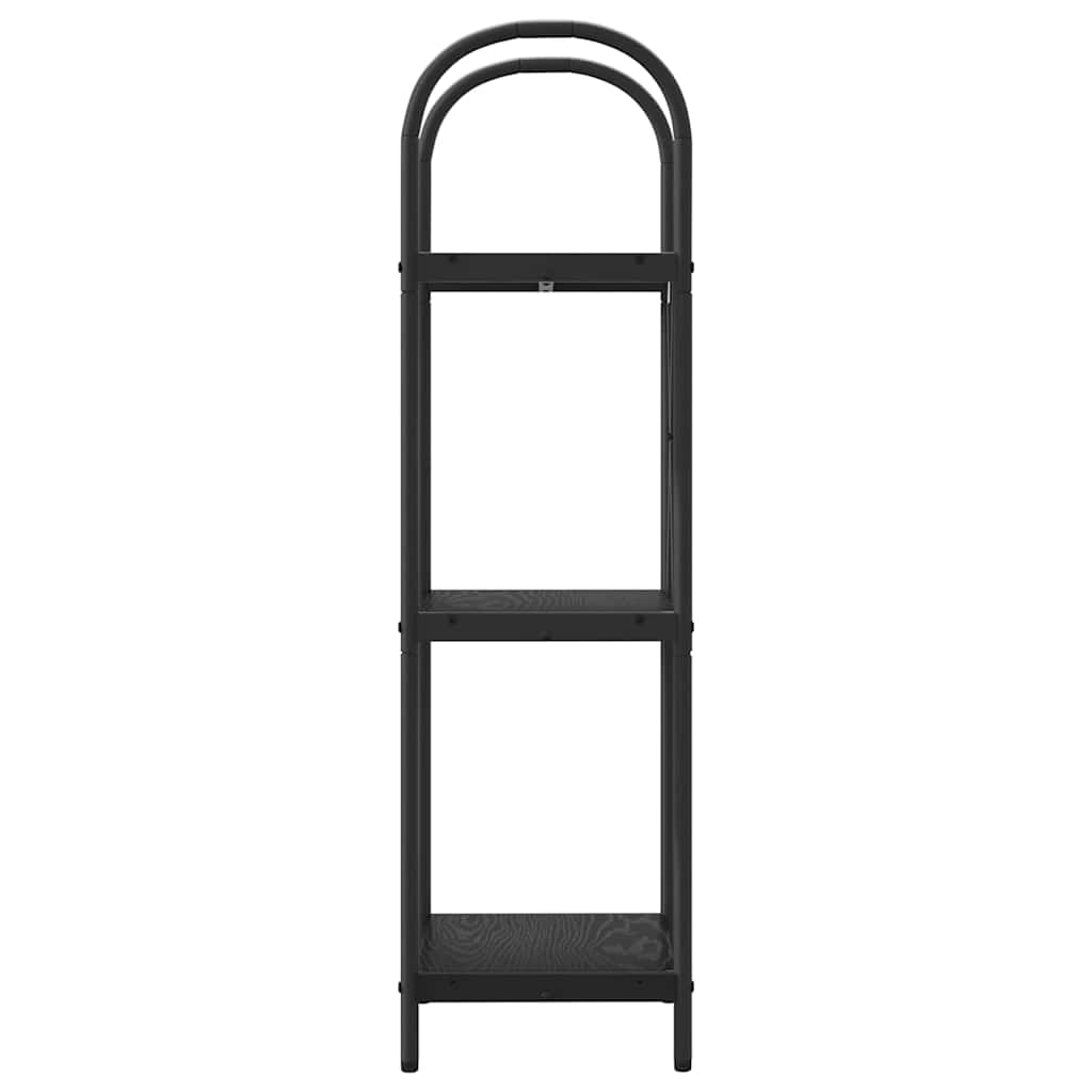 Raft pentru cărți Stejar negru 40 x 30 x 109 cm Lemn compozit GartenMobel Dekor