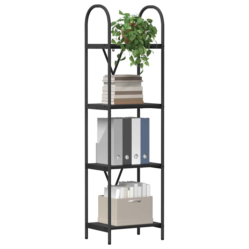 Raft pentru cărți Stejar negru 40 x 30 x 146 cm Lemn compozit GartenMobel Dekor