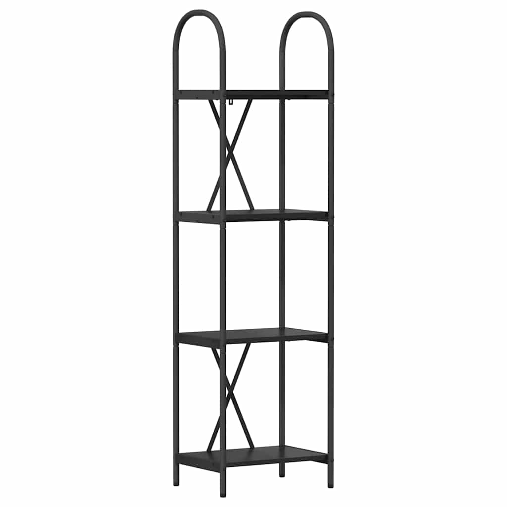Raft pentru cărți Stejar negru 40 x 30 x 146 cm Lemn compozit GartenMobel Dekor