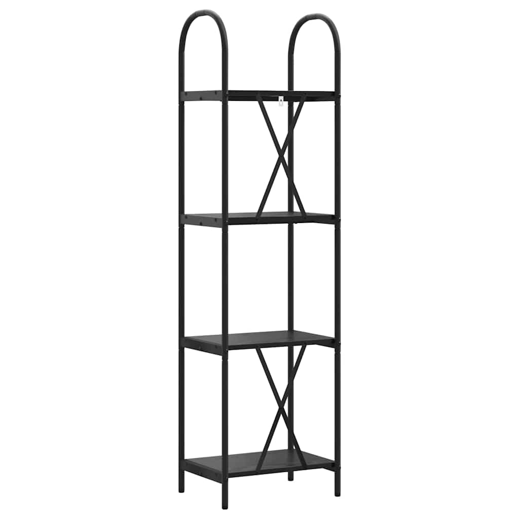 Raft pentru cărți Stejar negru 40 x 30 x 146 cm Lemn compozit GartenMobel Dekor