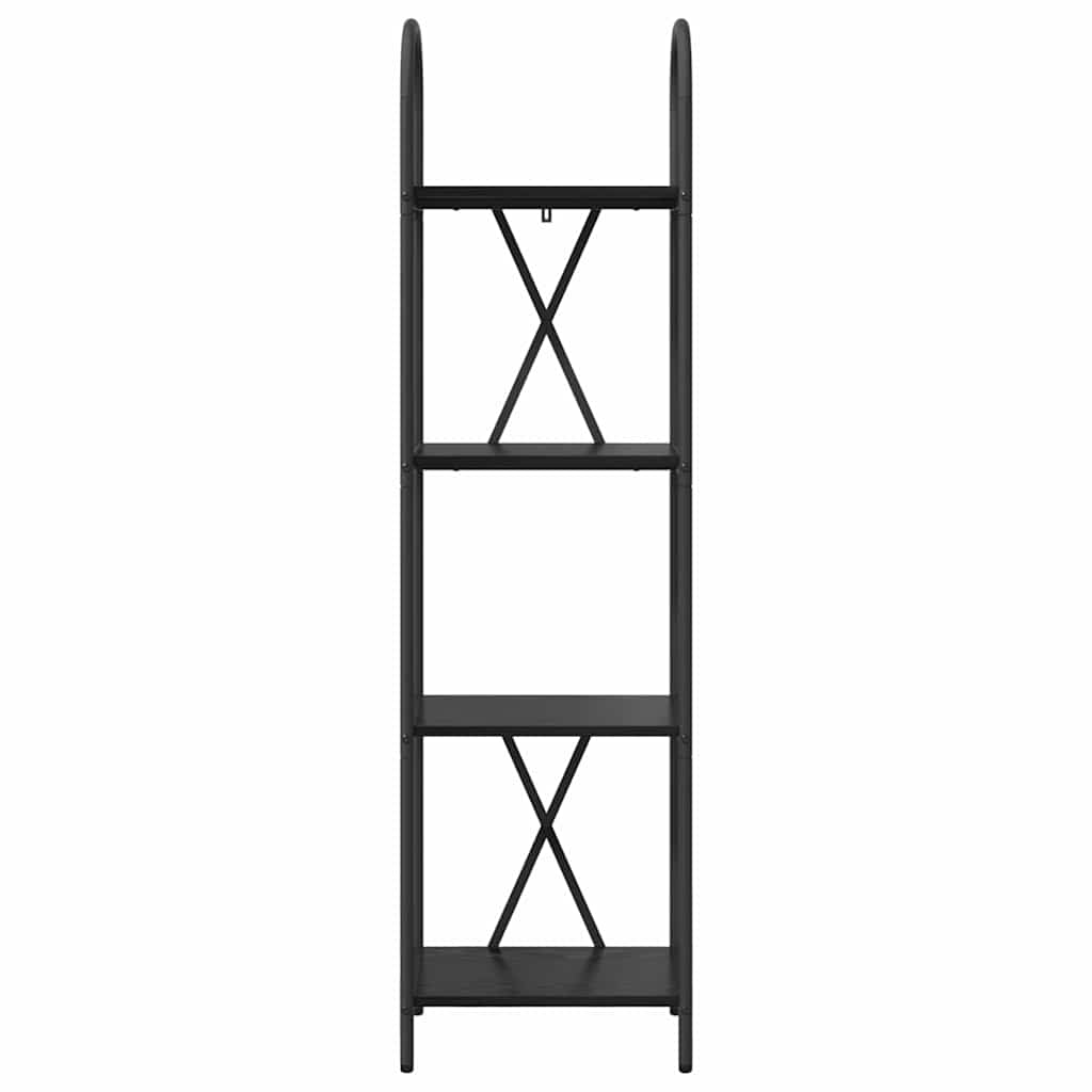 Raft pentru cărți Stejar negru 40 x 30 x 146 cm Lemn compozit GartenMobel Dekor