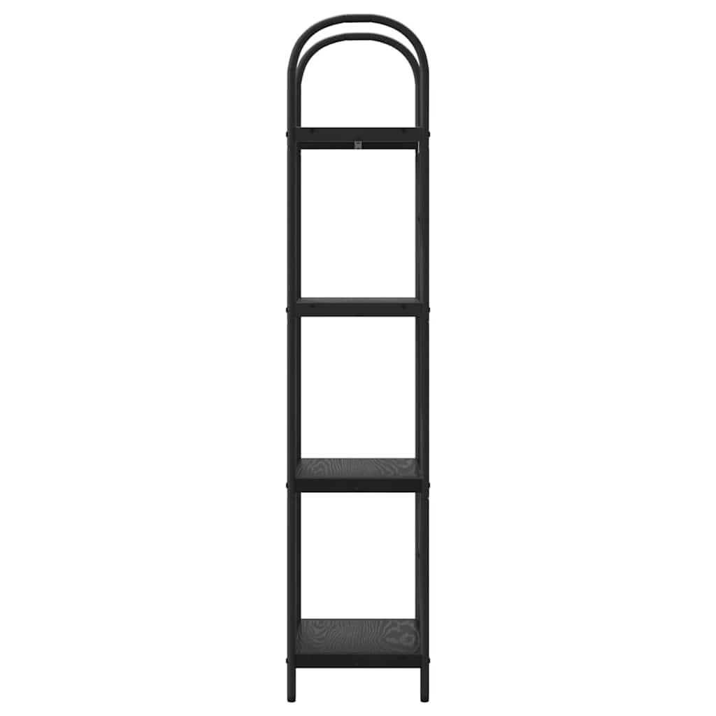 Raft pentru cărți Stejar negru 40 x 30 x 146 cm Lemn compozit GartenMobel Dekor