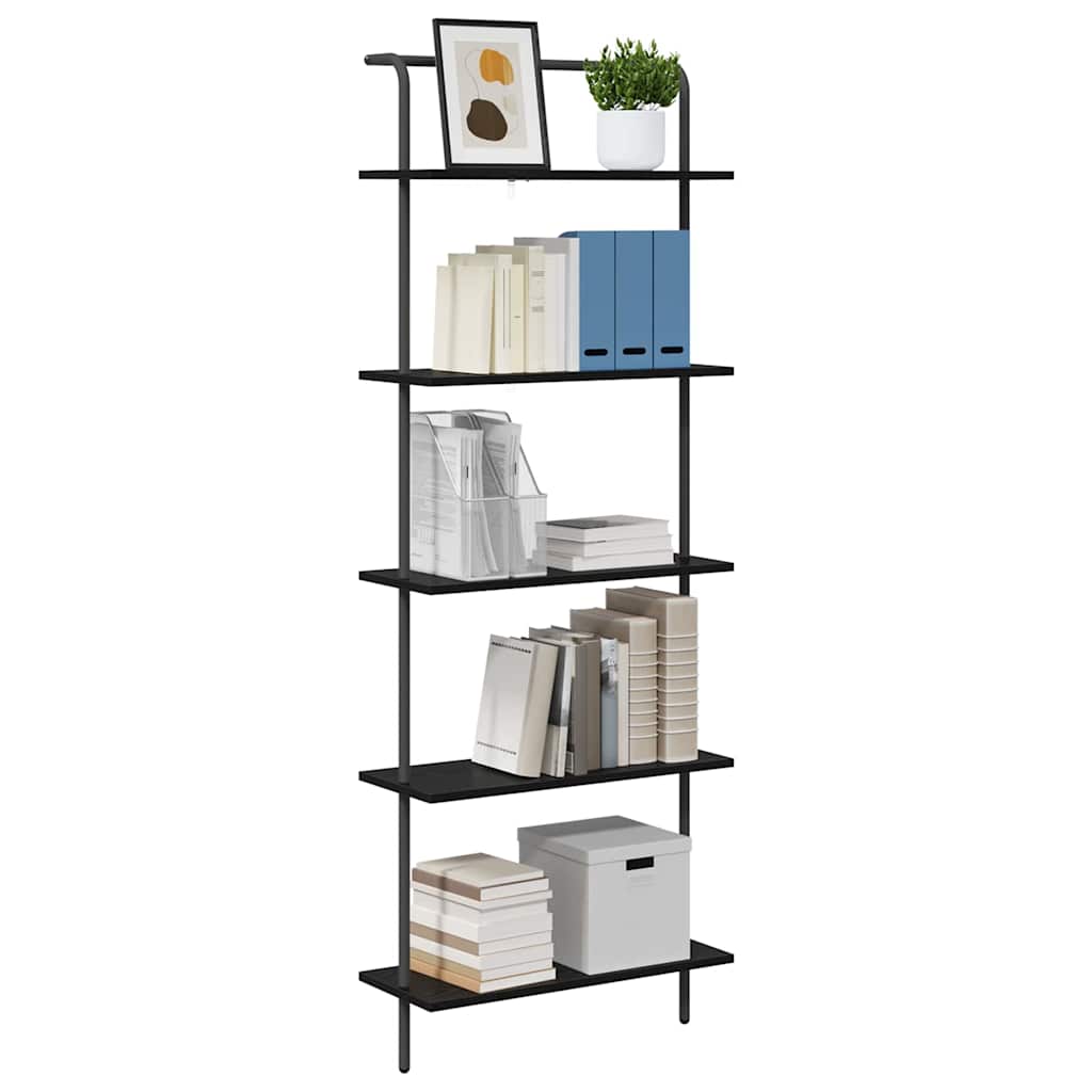 Raft pentru cărți Stejar negru 60 x 24 x 168 cm Lemn compozit GartenMobel Dekor