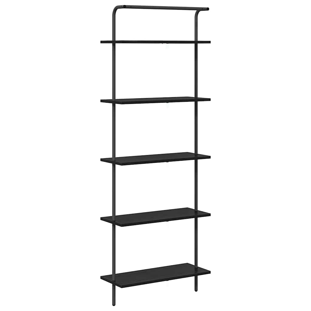 Raft pentru cărți Stejar negru 60 x 24 x 168 cm Lemn compozit GartenMobel Dekor
