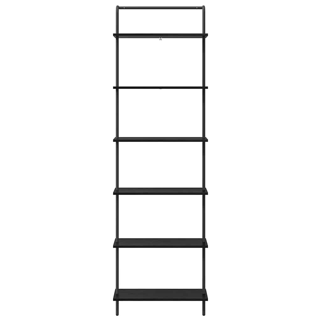 Raft pentru cărți Stejar negru 60 x 24 x 203 cm Lemn compozit GartenMobel Dekor