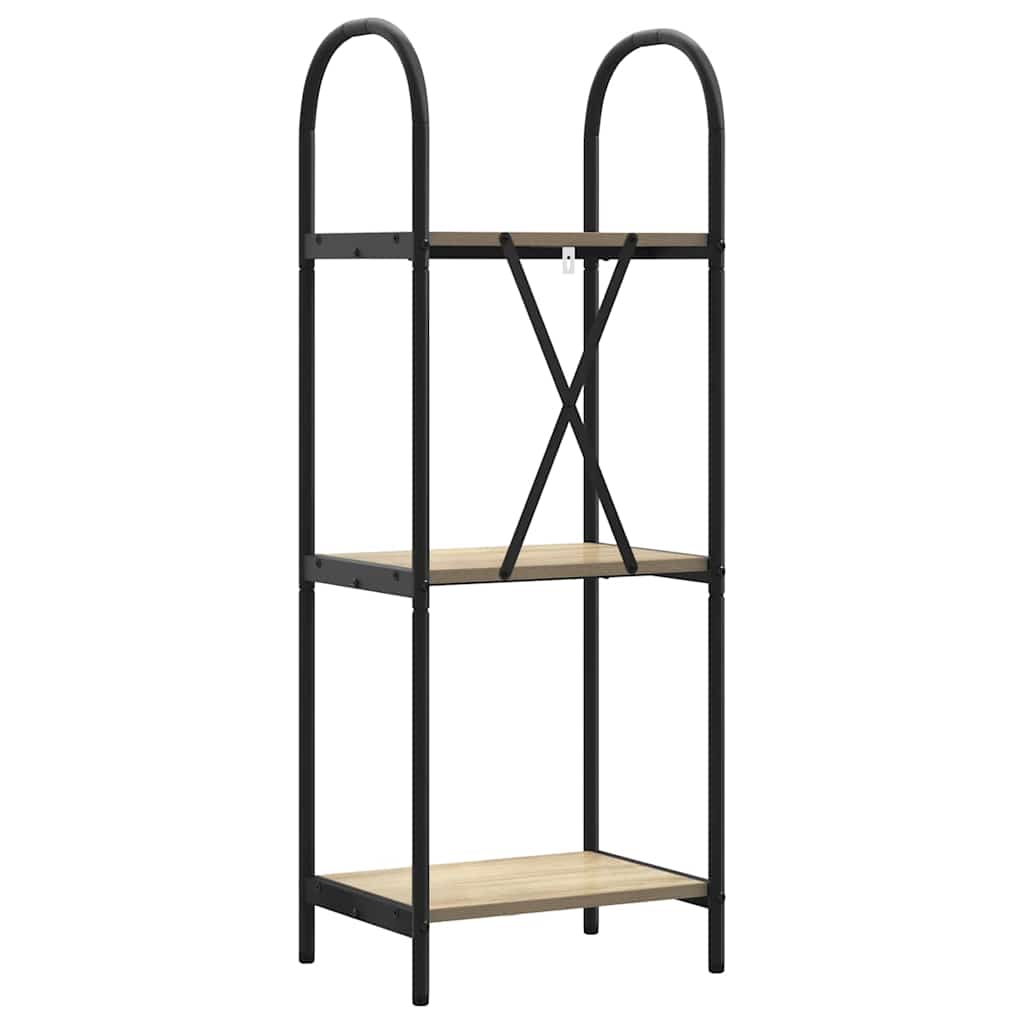 Raft pentru cărți Stejar sonoma 40 x 30 x 109 cm Lemn compozit GartenMobel Dekor