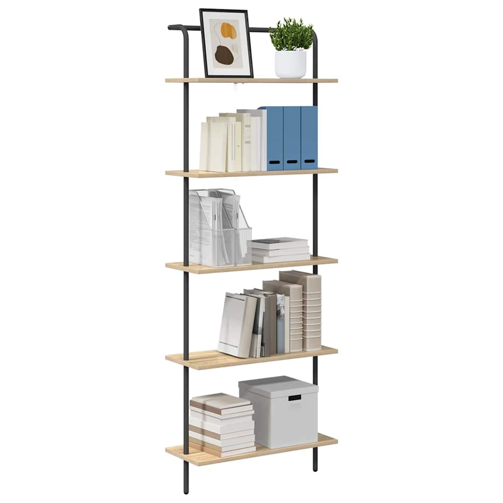 Raft pentru cărți Stejar sonoma 60 x 24 x 168 cm Lemn compozit GartenMobel Dekor