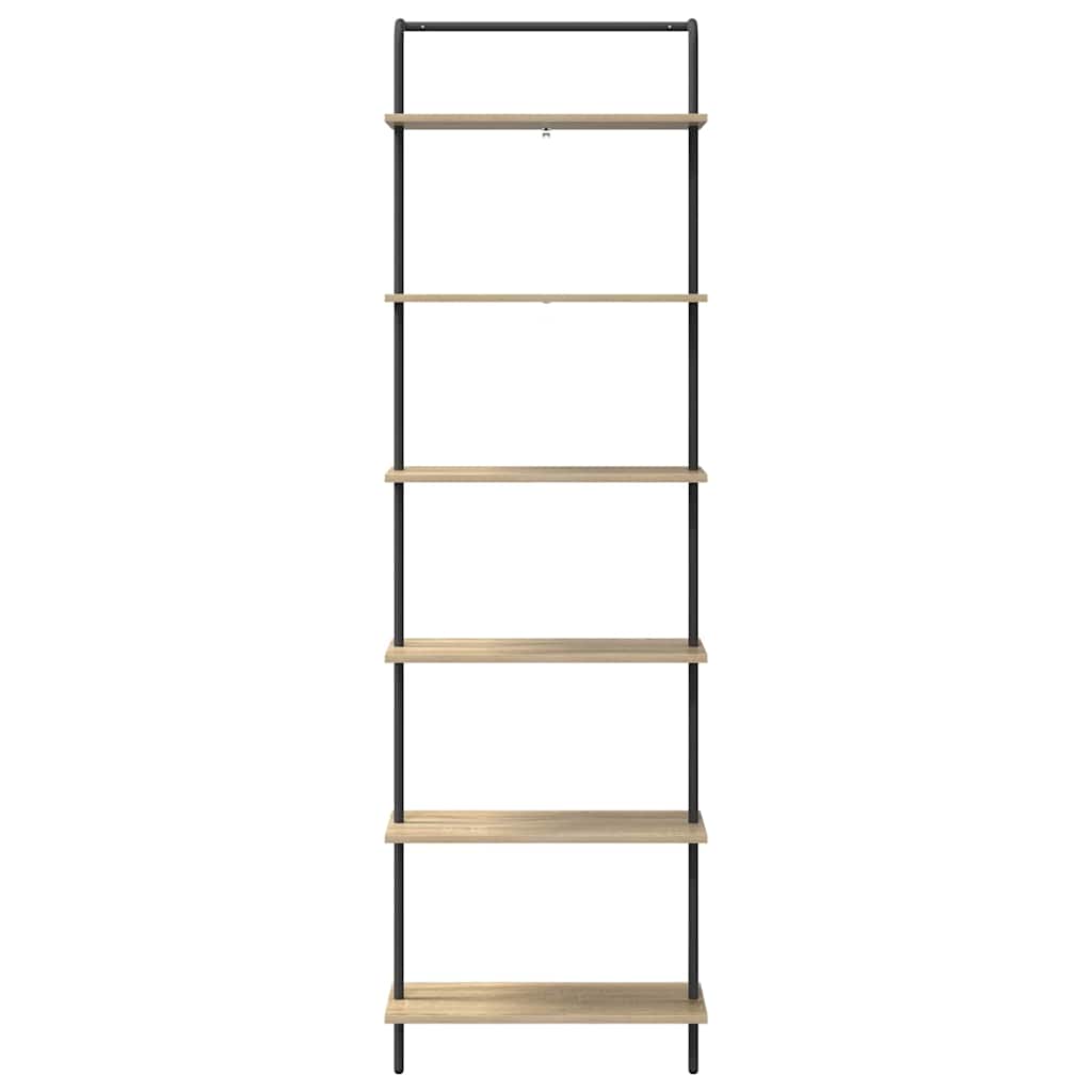 Raft pentru cărți Stejar sonoma 60 x 24 x 203 cm Lemn compozit GartenMobel Dekor