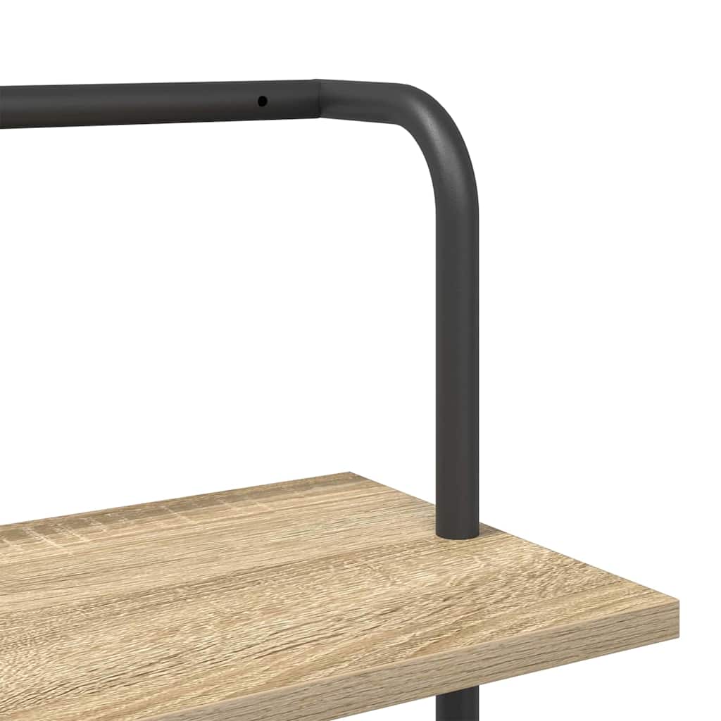 Raft pentru cărți Stejar sonoma 60 x 24 x 203 cm Lemn compozit GartenMobel Dekor