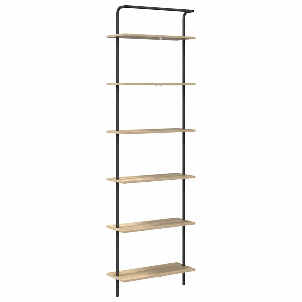 Raft pentru cărți Stejar sonoma 60 x 24 x 203 cm Lemn compozit GartenMobel Dekor