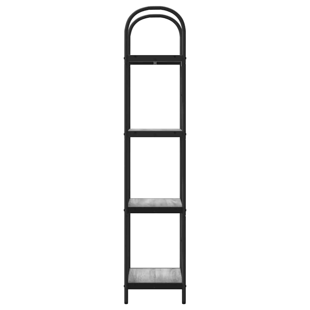 Raft pentru cărți sonoma gri 40 x 30 x 146 cm Lemn compozit GartenMobel Dekor