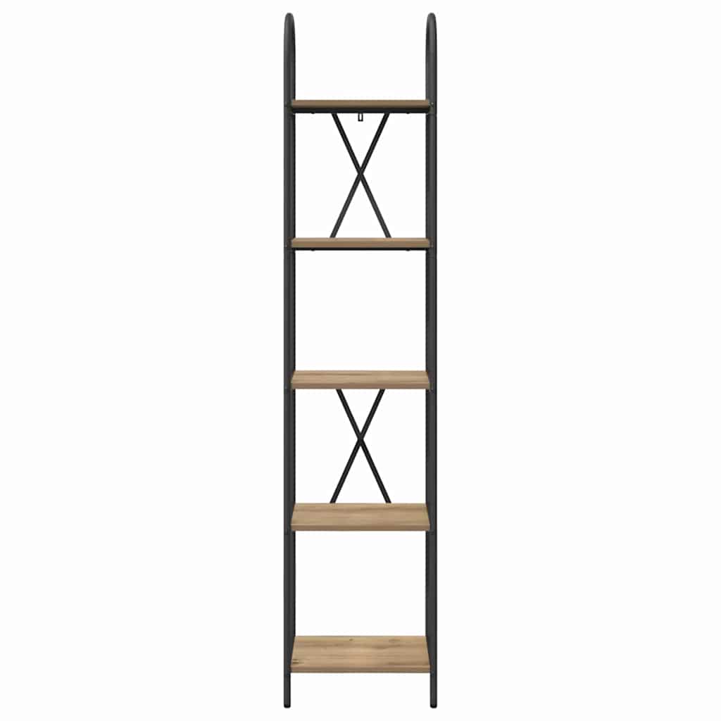 Raft pentru cărți stejar artizanal 40 x 30 x 183 cm GartenMobel Dekor