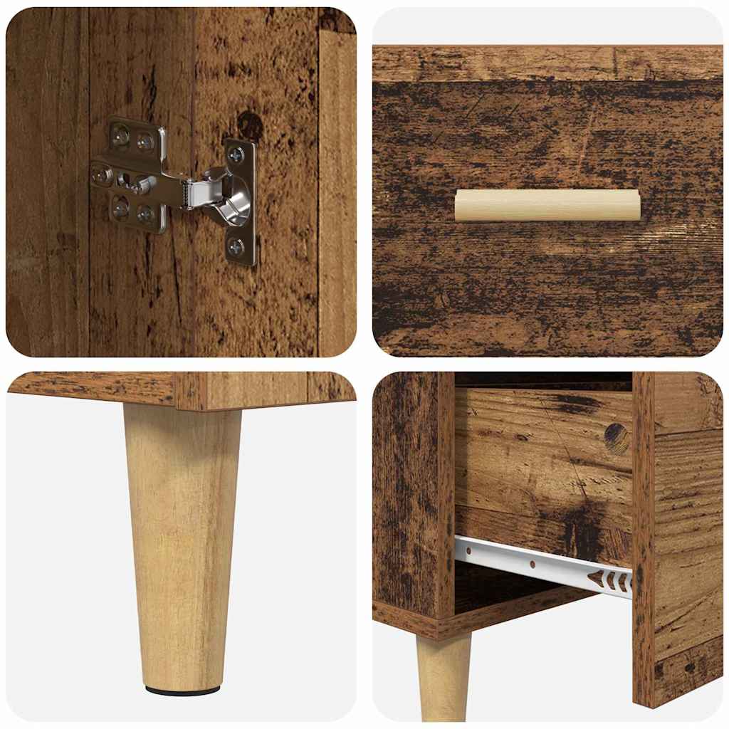 Bufet cu sertar Lemn vechi 34 x 69.5 x 90 cm Lemn compozit GartenMobel Dekor