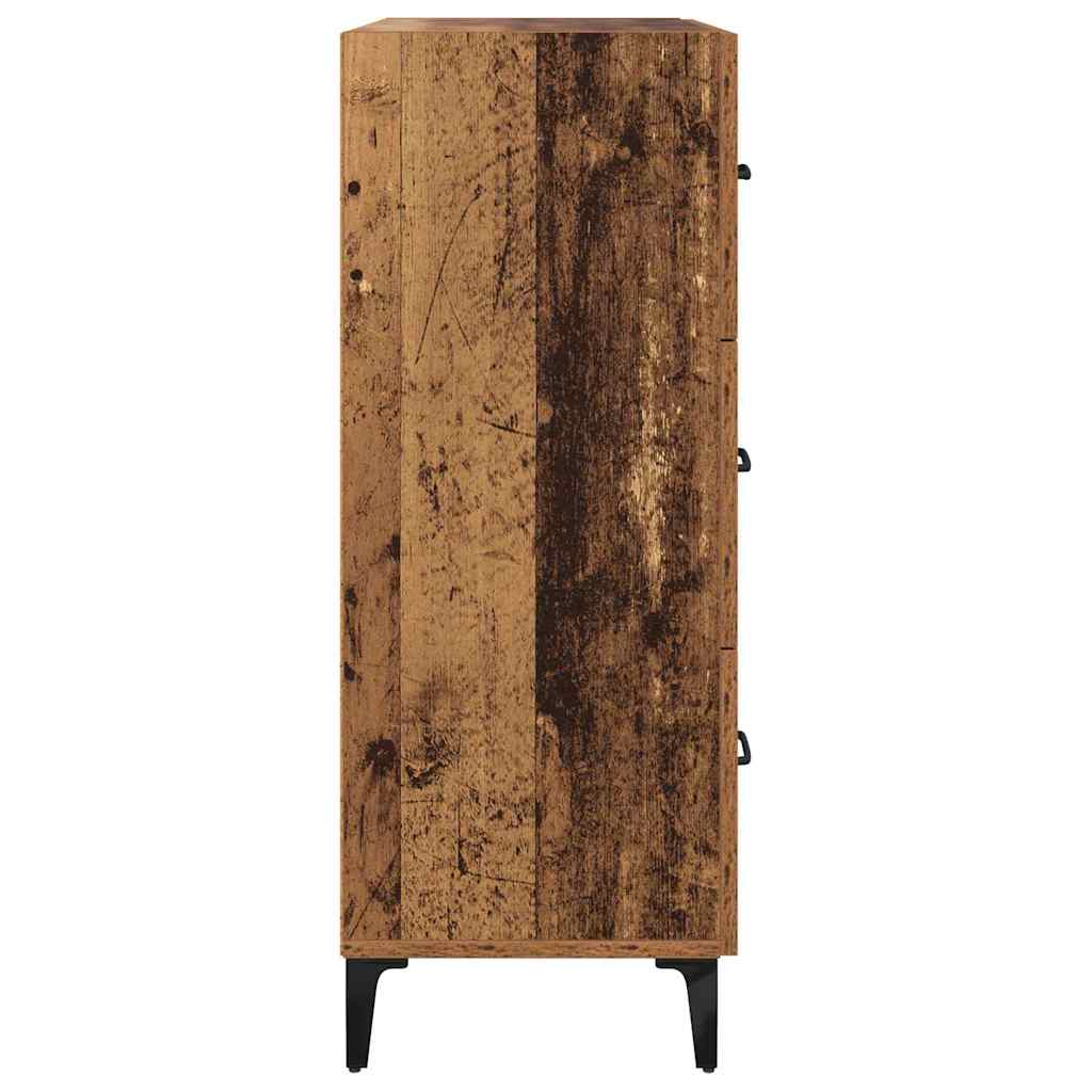 Bufet cu sertar Lemn vechi 69.5 x 34 x 90 cm Lemn compozit GartenMobel Dekor