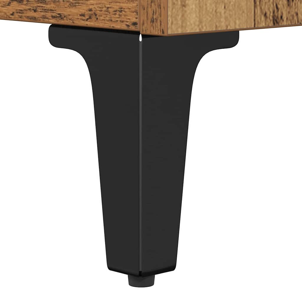 Dulap de noapte Lemn vechi 40 x 40 x 66 cm Lemn compozit GartenMobel Dekor