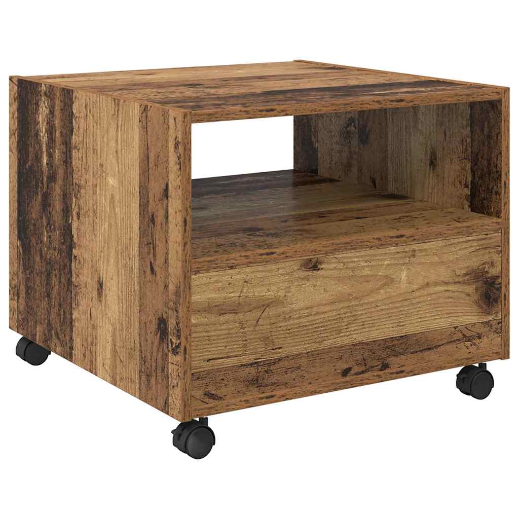 Masă de cafea Lemn vechi 55 x 55 x 45 cm Lemn compozit GartenMobel Dekor