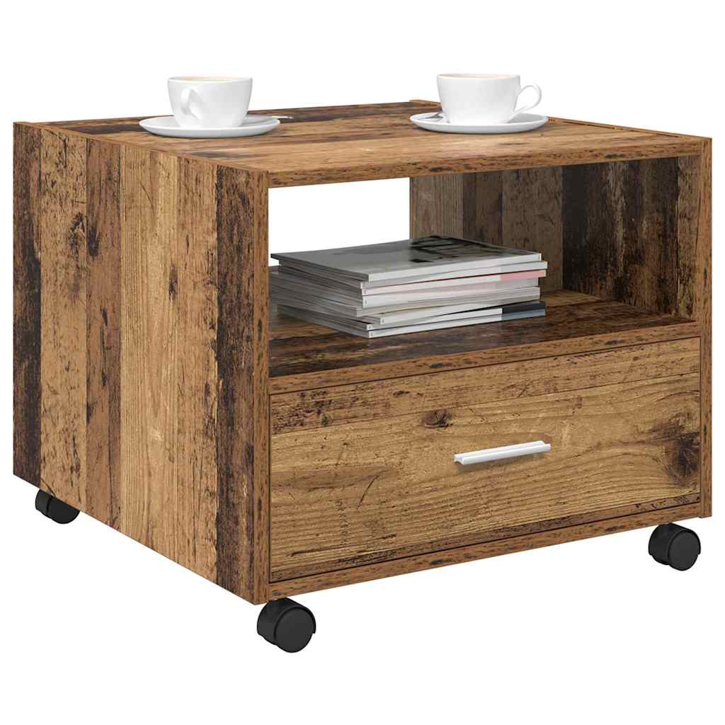 Masă de cafea Lemn vechi 55 x 55 x 45 cm Lemn compozit GartenMobel Dekor