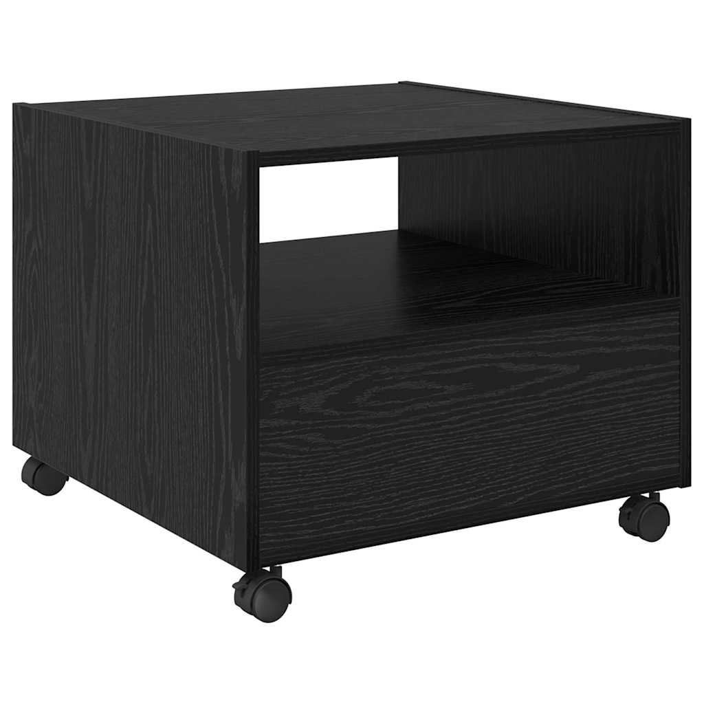 Masă de cafea Stejar negru 55 x 55 x 45 cm Lemn compozit GartenMobel Dekor