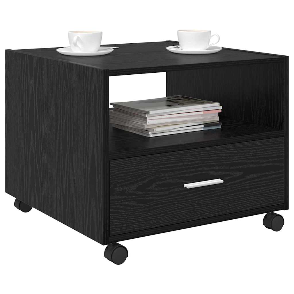 Masă de cafea Stejar negru 55 x 55 x 45 cm Lemn compozit GartenMobel Dekor