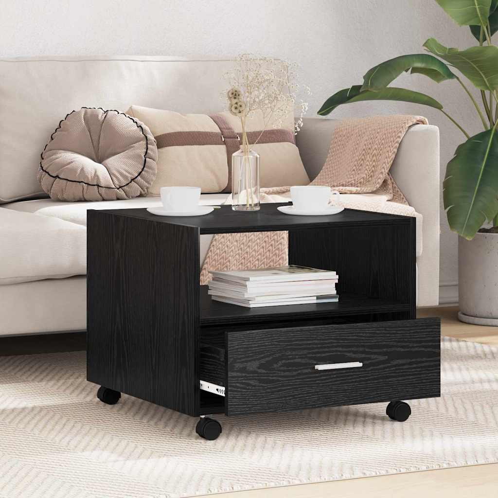 Masă de cafea Stejar negru 55 x 55 x 45 cm Lemn compozit GartenMobel Dekor