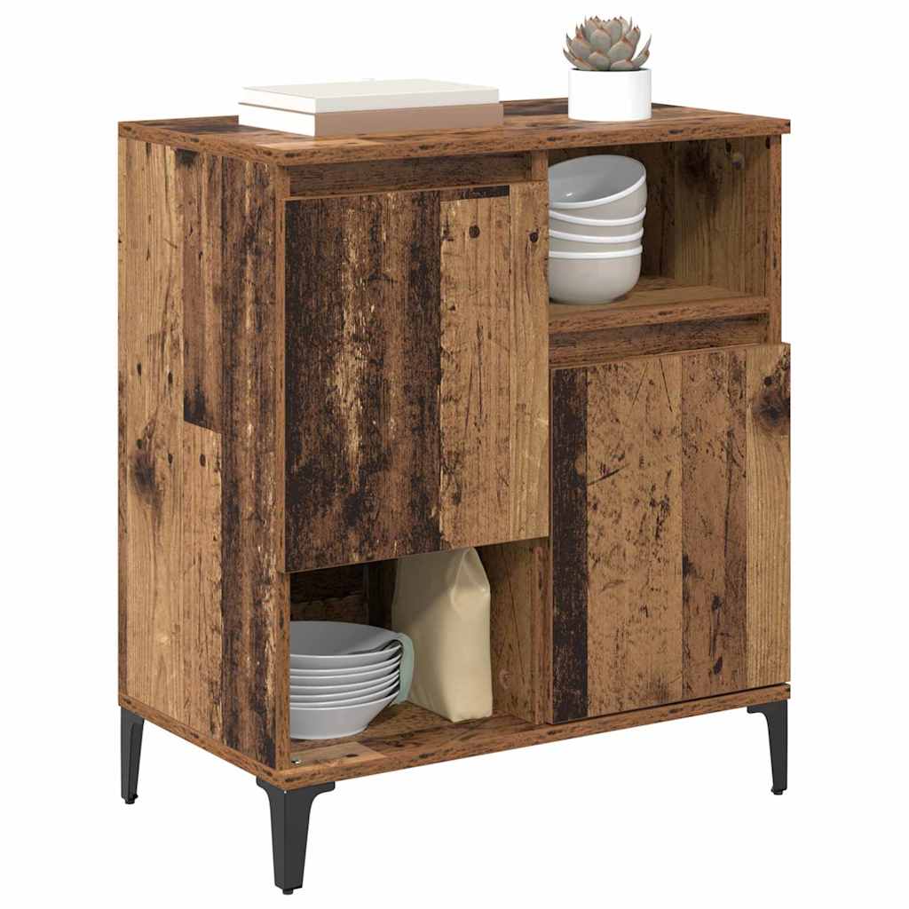 Bufet Lemn vechi 60 x 35 x 70 cm Lemn compozit GartenMobel Dekor