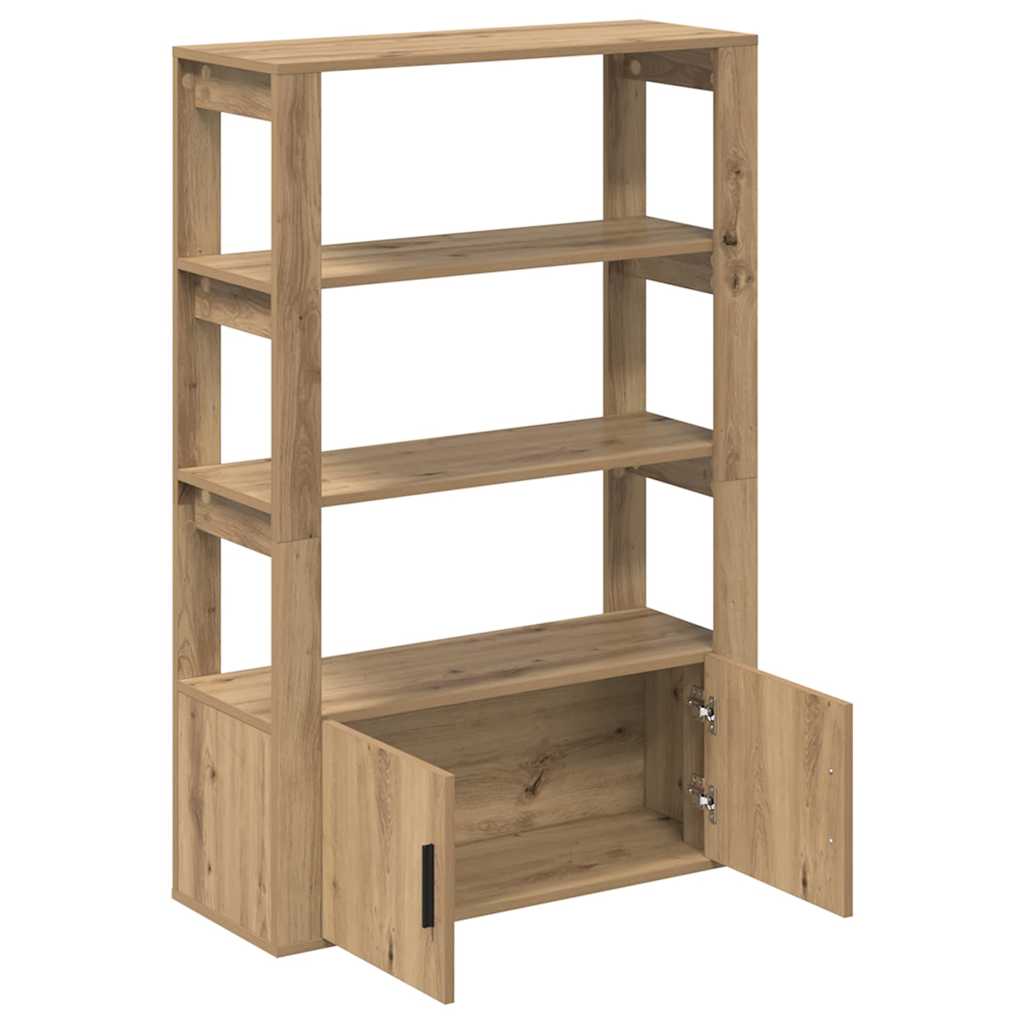 Bufet stejar artizanal 30 x 80 x 119.5 cm Lemn compozit GartenMobel Dekor