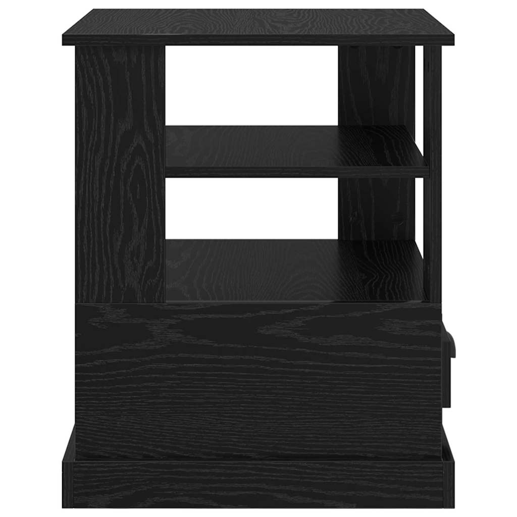Dulap de noapte Stejar negru 50 x 50 x 60 cm Lemn compozit GartenMobel Dekor