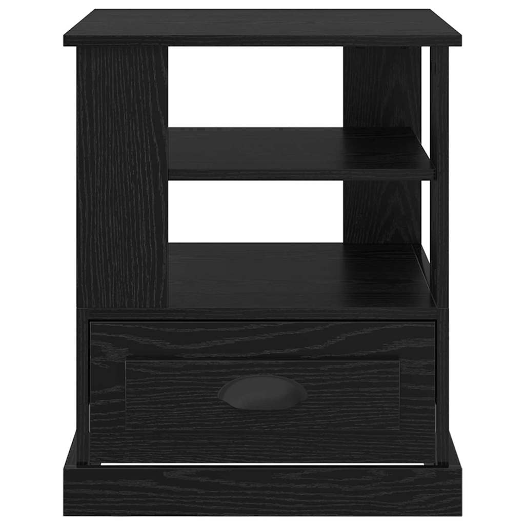 Dulap de noapte Stejar negru 50 x 50 x 60 cm Lemn compozit GartenMobel Dekor