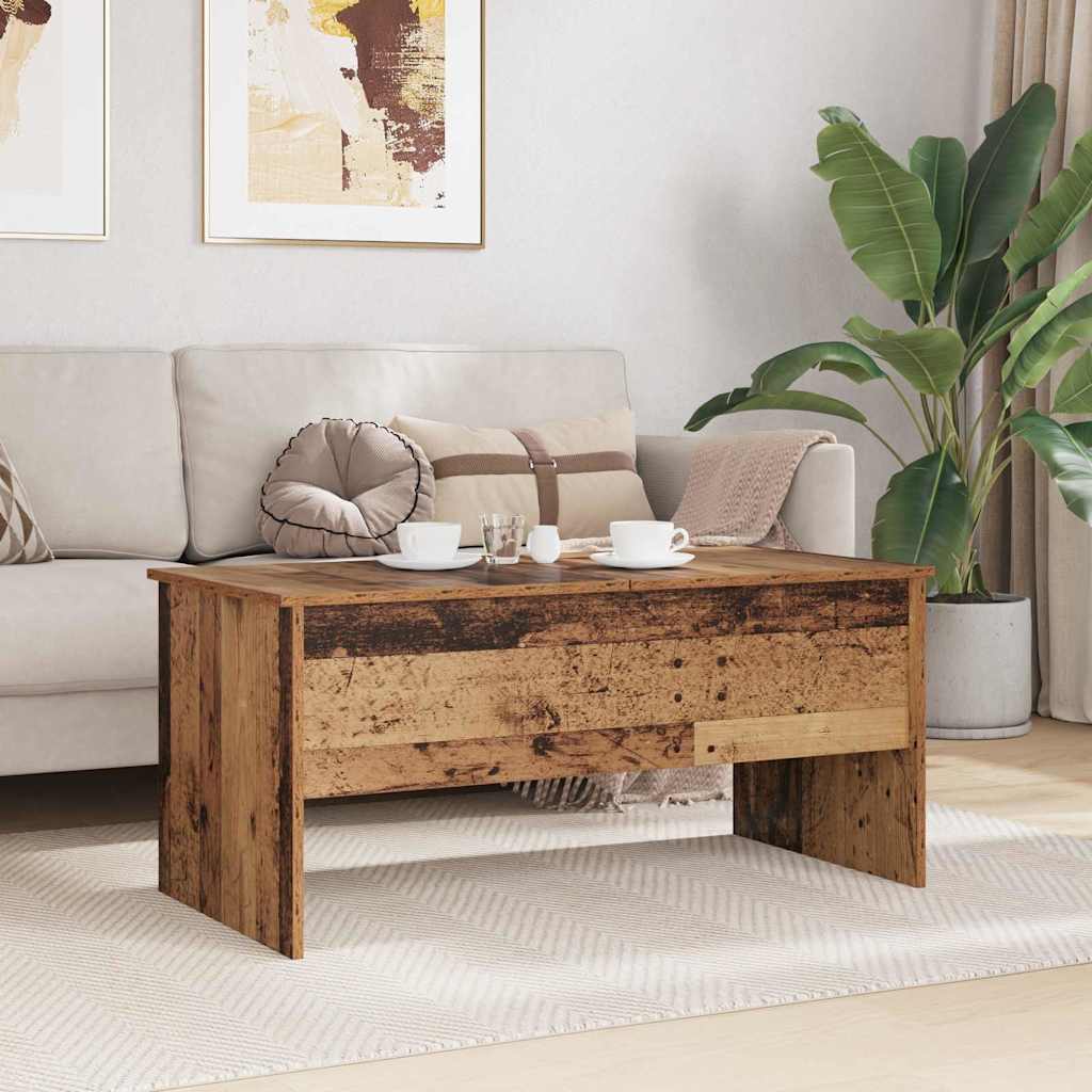 Masă de cafea Lemn vechi 102 x 50.5 x 46.5 cm Lemn compozit GartenMobel Dekor