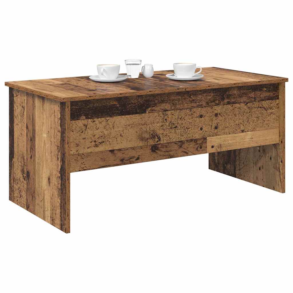 Masă de cafea Lemn vechi 102 x 50.5 x 46.5 cm Lemn compozit GartenMobel Dekor