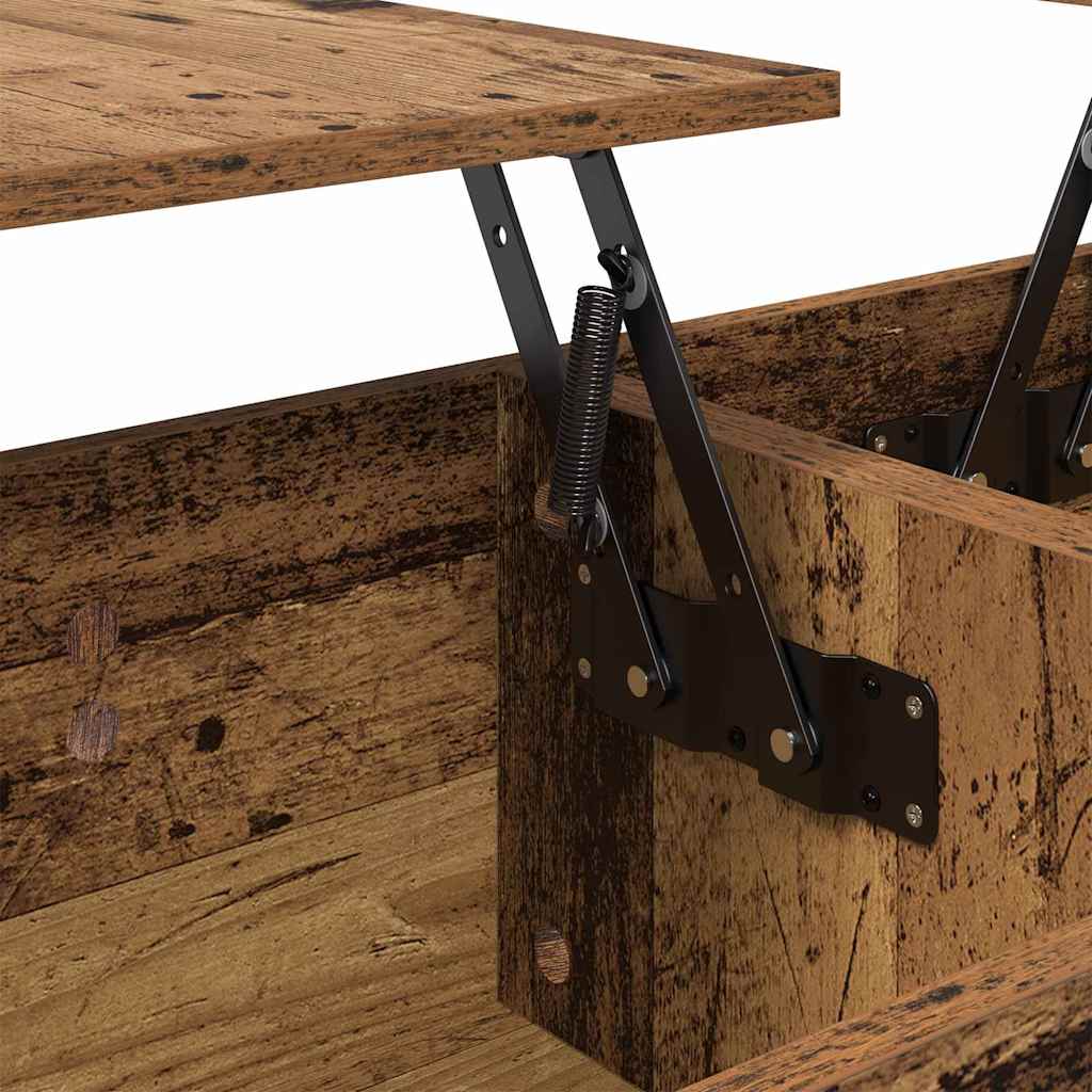 Masă de cafea Lemn vechi 102 x 50.5 x 46.5 cm Lemn compozit GartenMobel Dekor