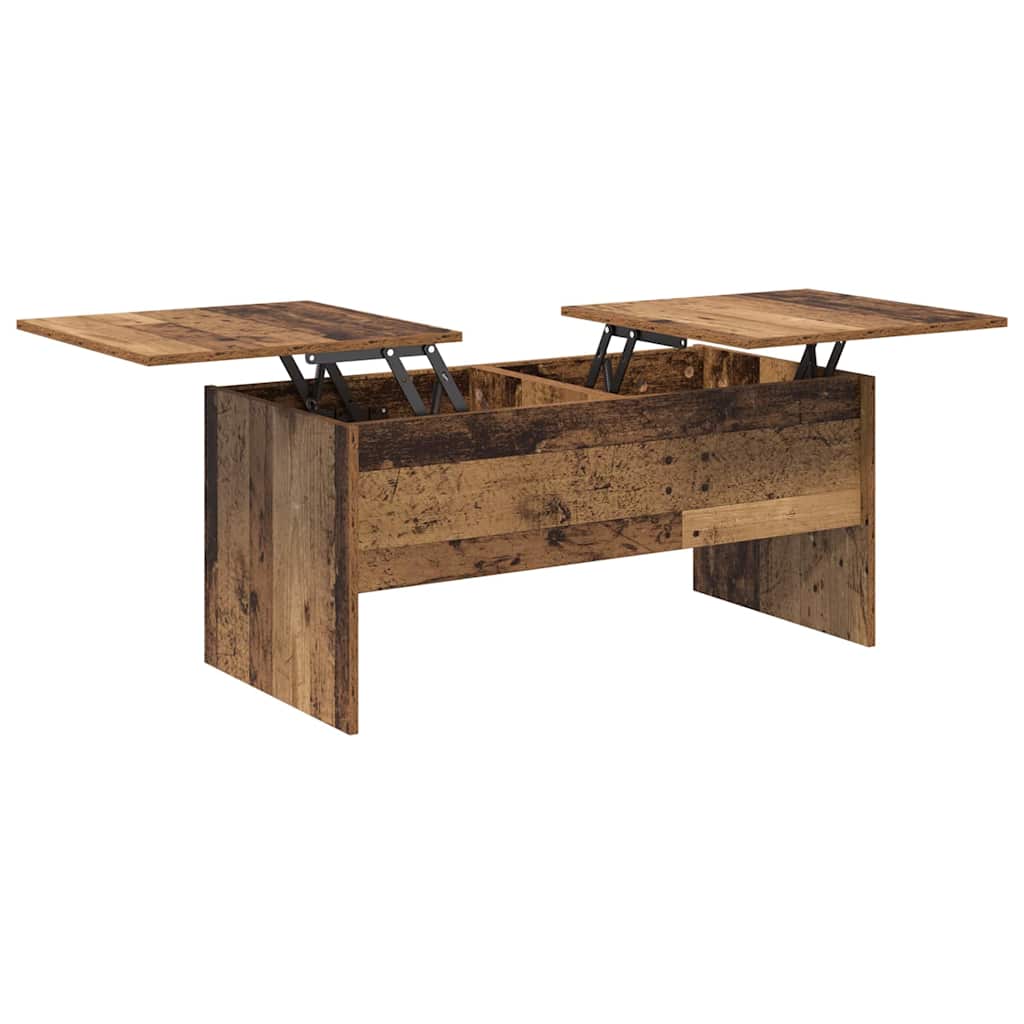 Masă de cafea Lemn vechi 102 x 50.5 x 46.5 cm Lemn compozit GartenMobel Dekor