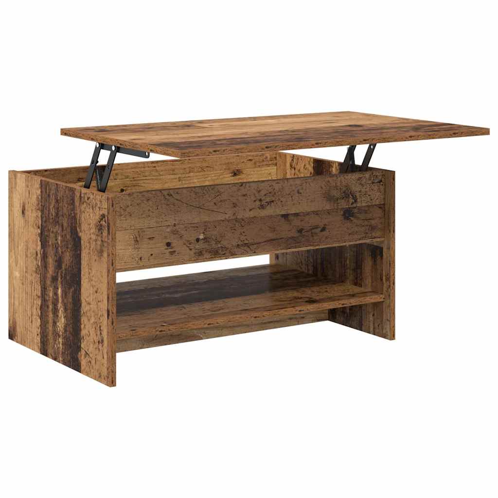 Masă de cafea Lemn vechi 80 x 50.5 x 41.5 cm Lemn compozit GartenMobel Dekor