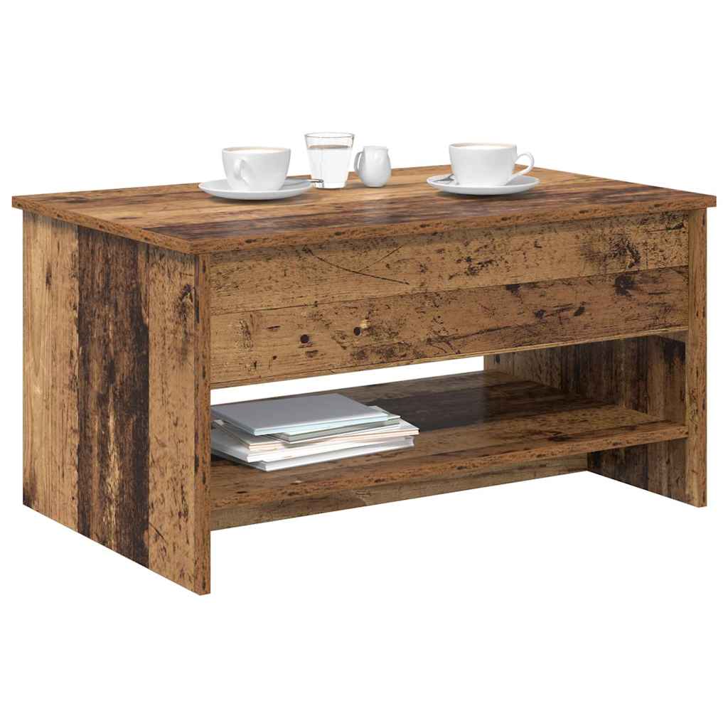 Masă de cafea Lemn vechi 80 x 50.5 x 41.5 cm Lemn compozit GartenMobel Dekor