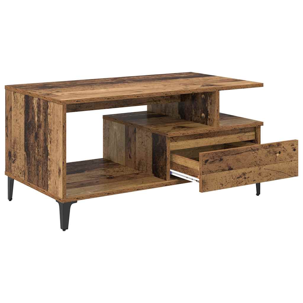 Masă de cafea Lemn vechi 90 x 49 x 45 cm Lemn compozit GartenMobel Dekor