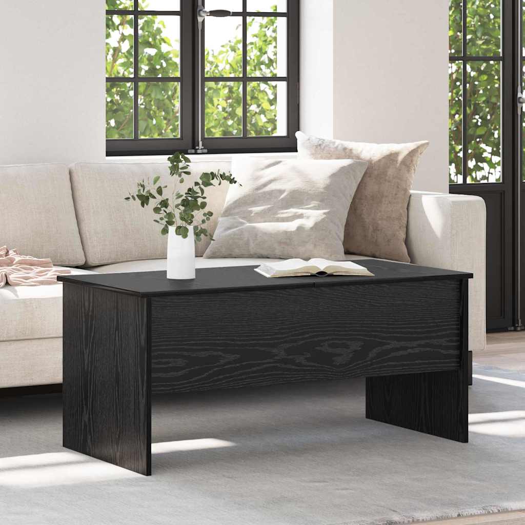Masă de cafea Stejar negru 102 x 50.5 x 46.5 cm Lemn compozit GartenMobel Dekor