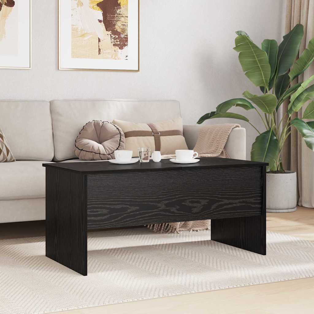Masă de cafea Stejar negru 102 x 50.5 x 46.5 cm Lemn compozit GartenMobel Dekor