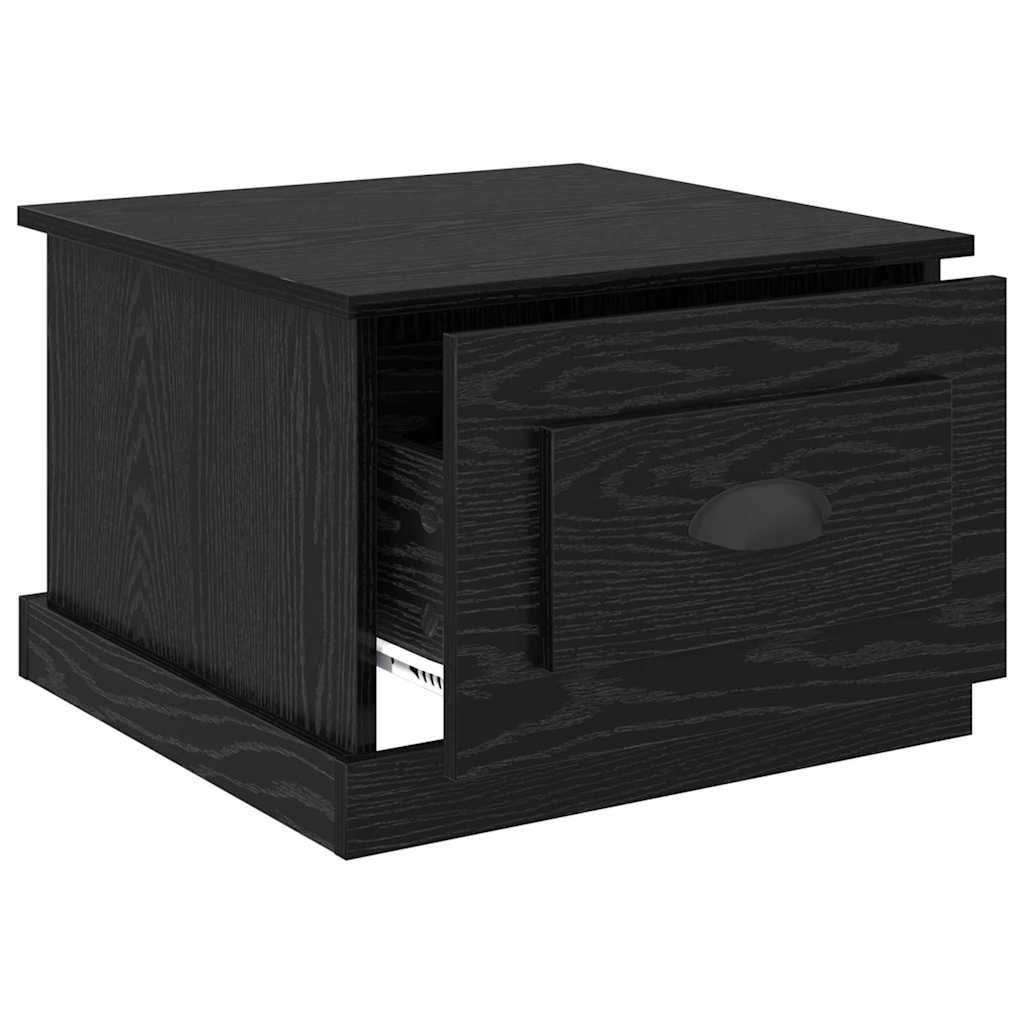 Masă de cafea Stejar negru 50 x 50 x 35 cm Lemn compozit GartenMobel Dekor