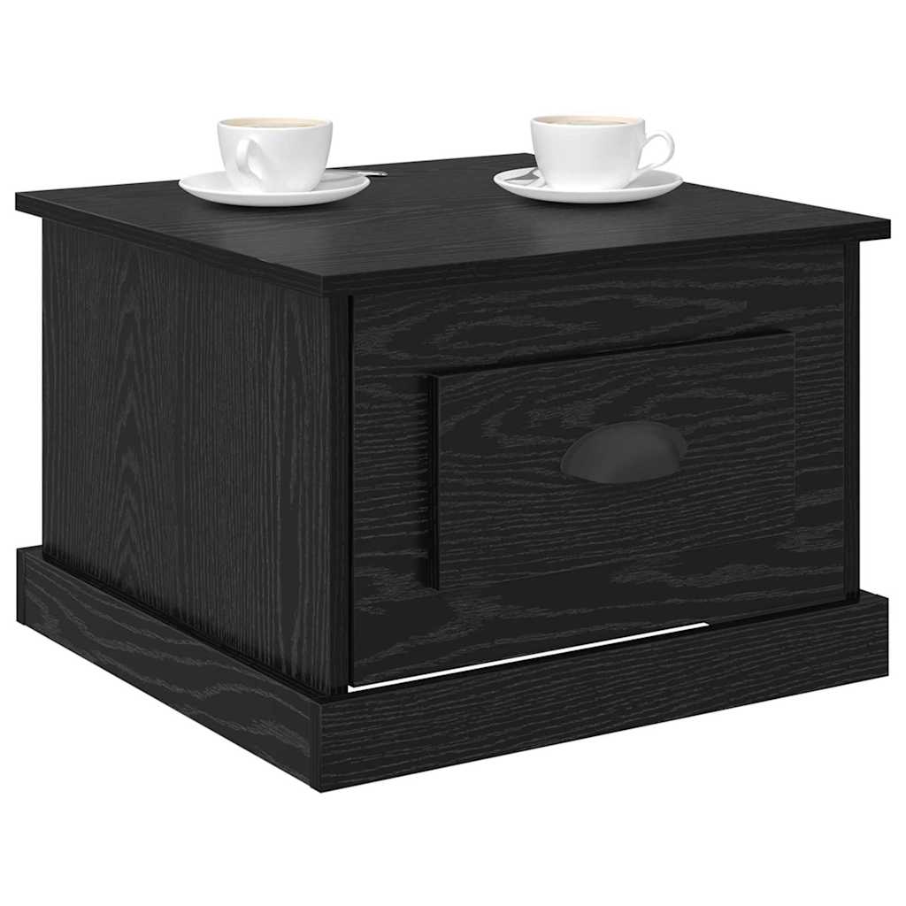 Masă de cafea Stejar negru 50 x 50 x 35 cm Lemn compozit GartenMobel Dekor