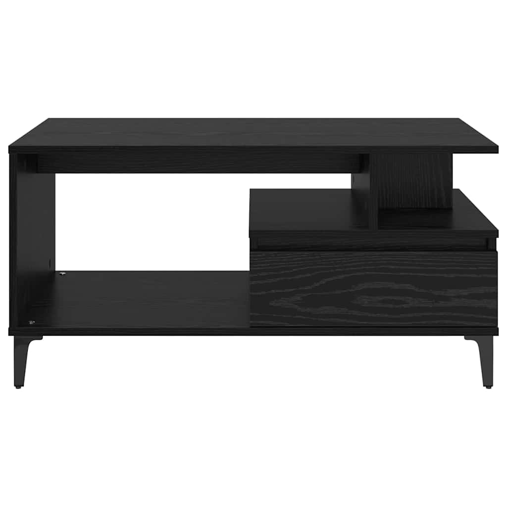 Masă de cafea Stejar negru 90 x 49 x 45 cm Lemn compozit GartenMobel Dekor