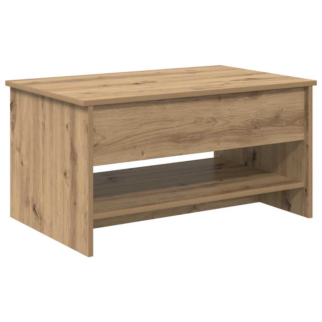 Masă de cafea stejar artizanal 80 x 50.5 x 41.5 cm GartenMobel Dekor